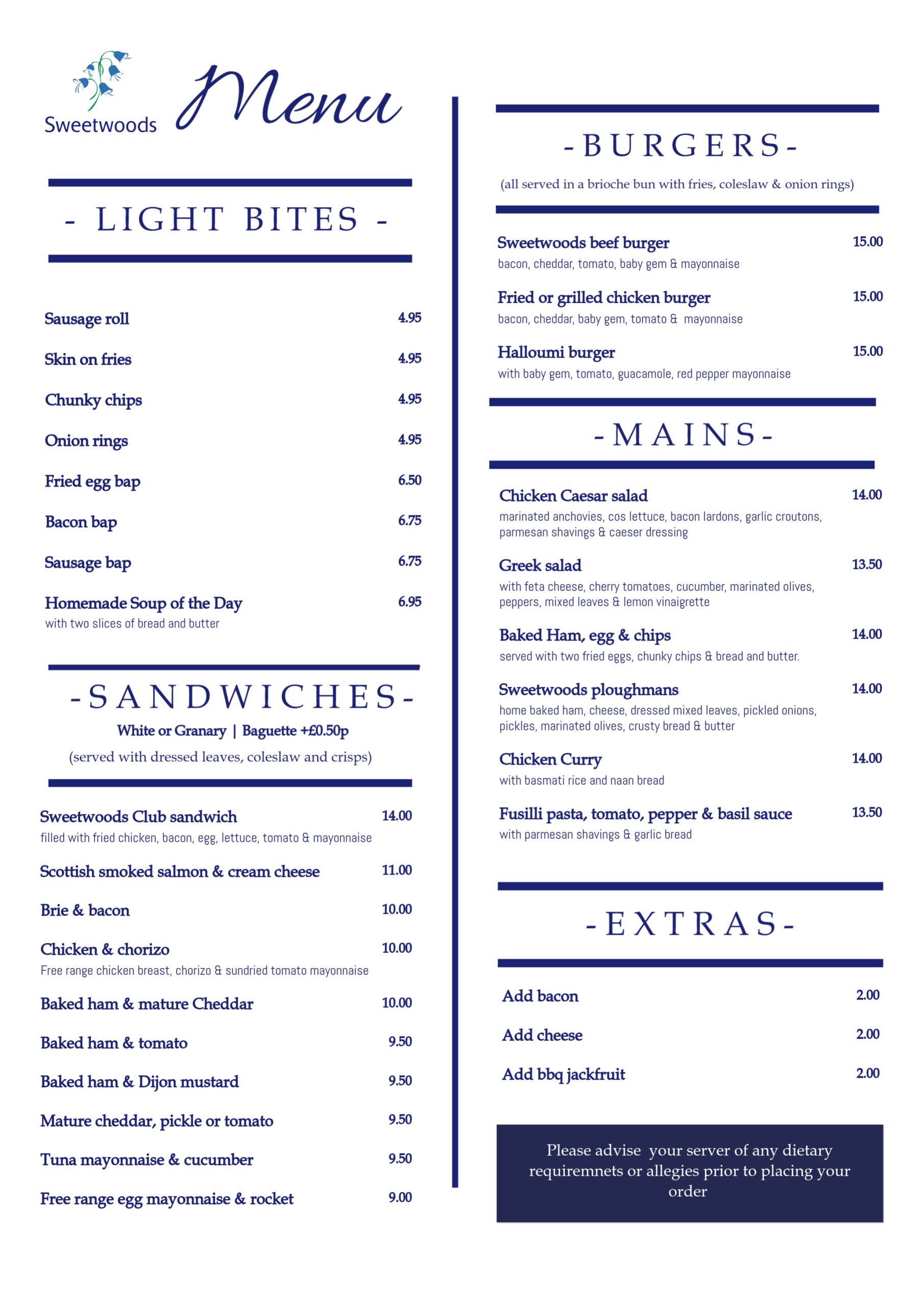 Copy of Copy of Menu
